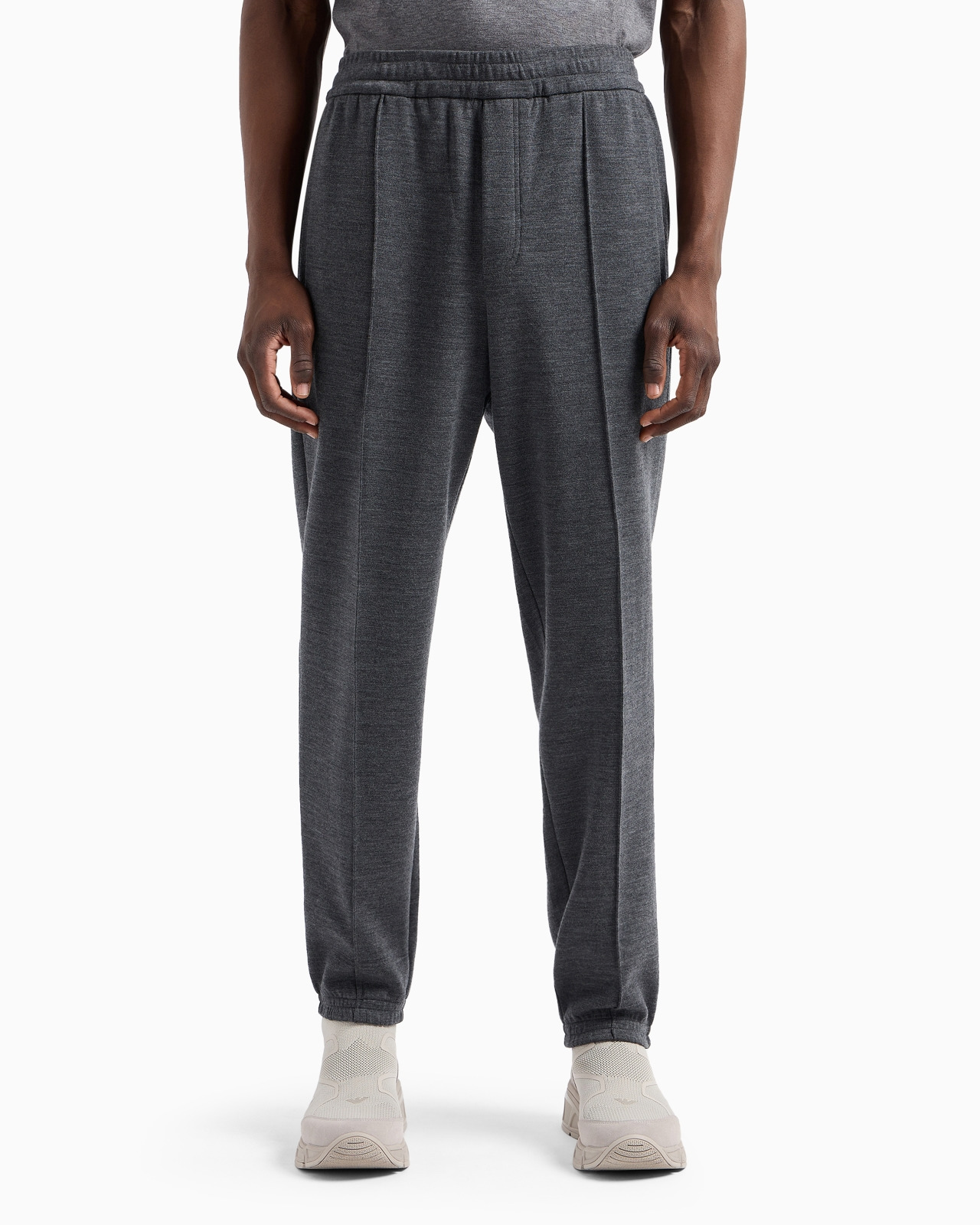 Travel Essentials virgin wool-blend jersey joggers - 2