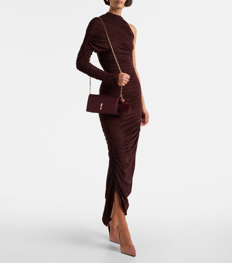 Christian Louboutin Bettina crêpe satin clutch outlook