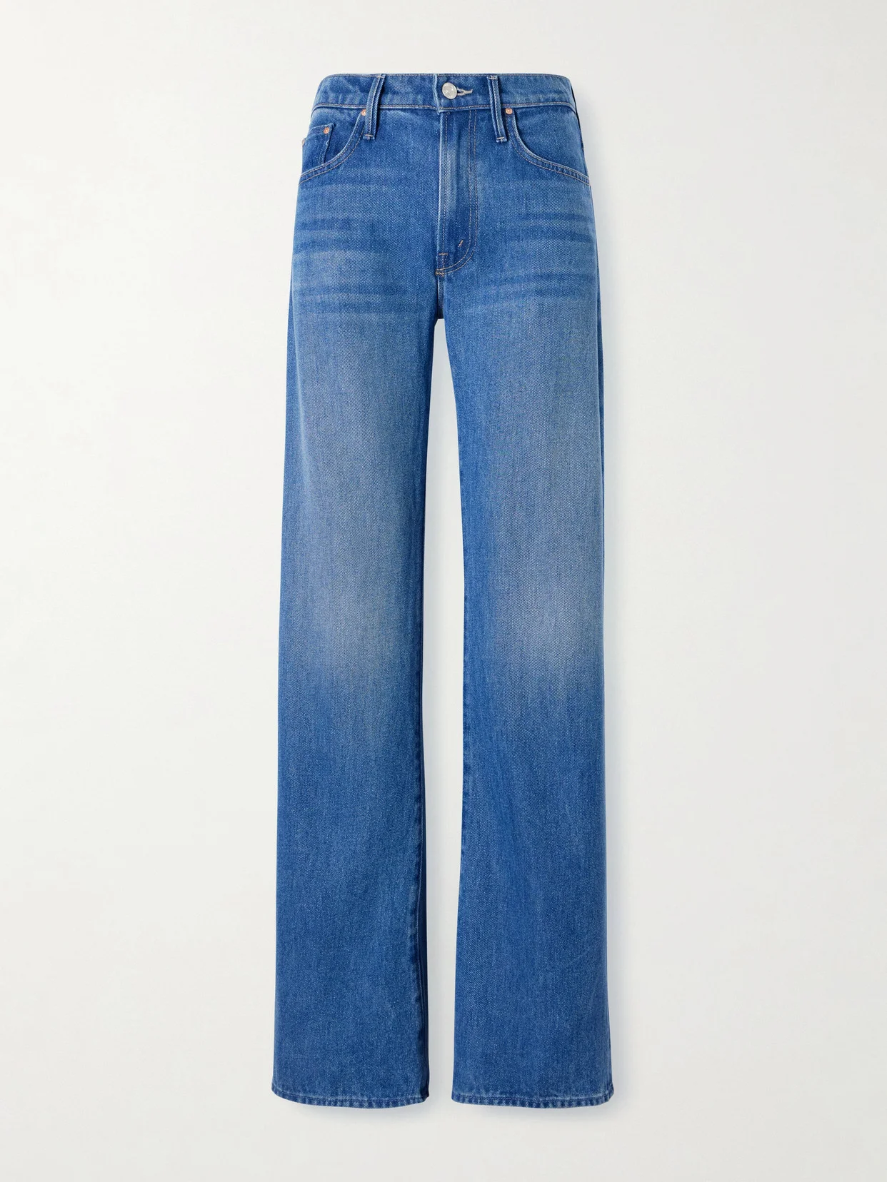 The Mid Rise Lasso Sneak Straight-leg Jeans - 1