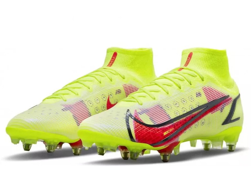 Nike Nike Mercurial Superfly 8 Elite SG-Pro AC Volt Black Bright Crimson outlook