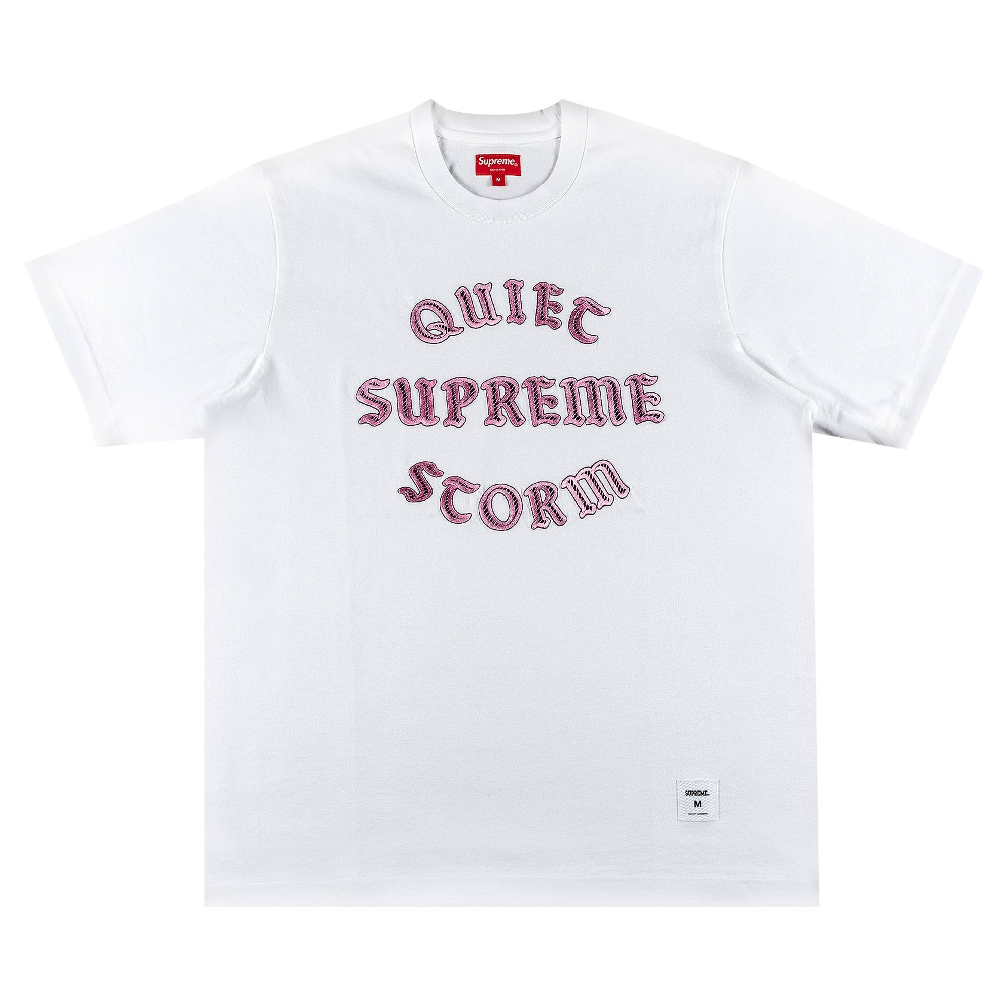 Supreme Quiet Storm Short-Sleeve Top 'White' - 1