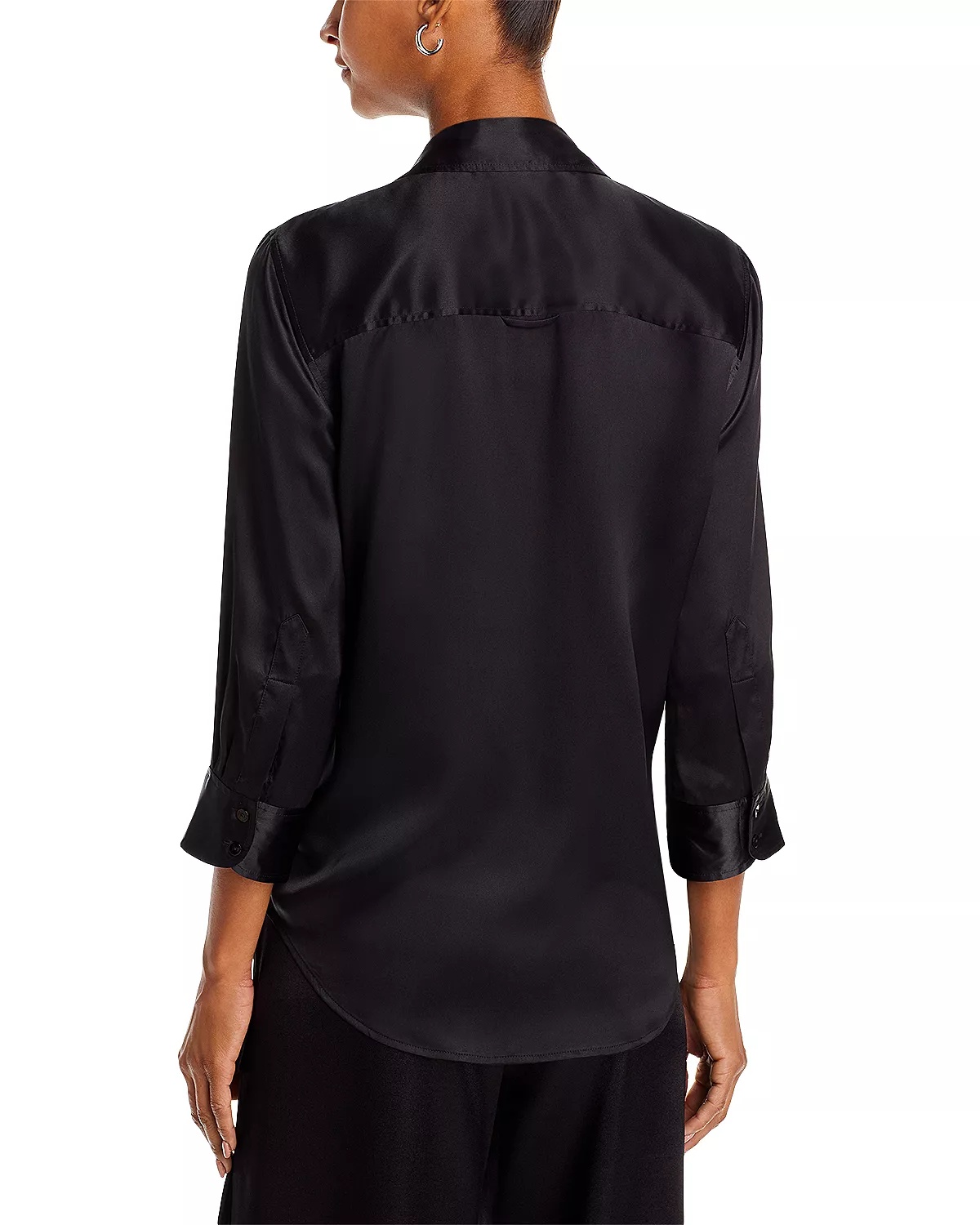 Dani Silk Charmeuse Blouse - 4