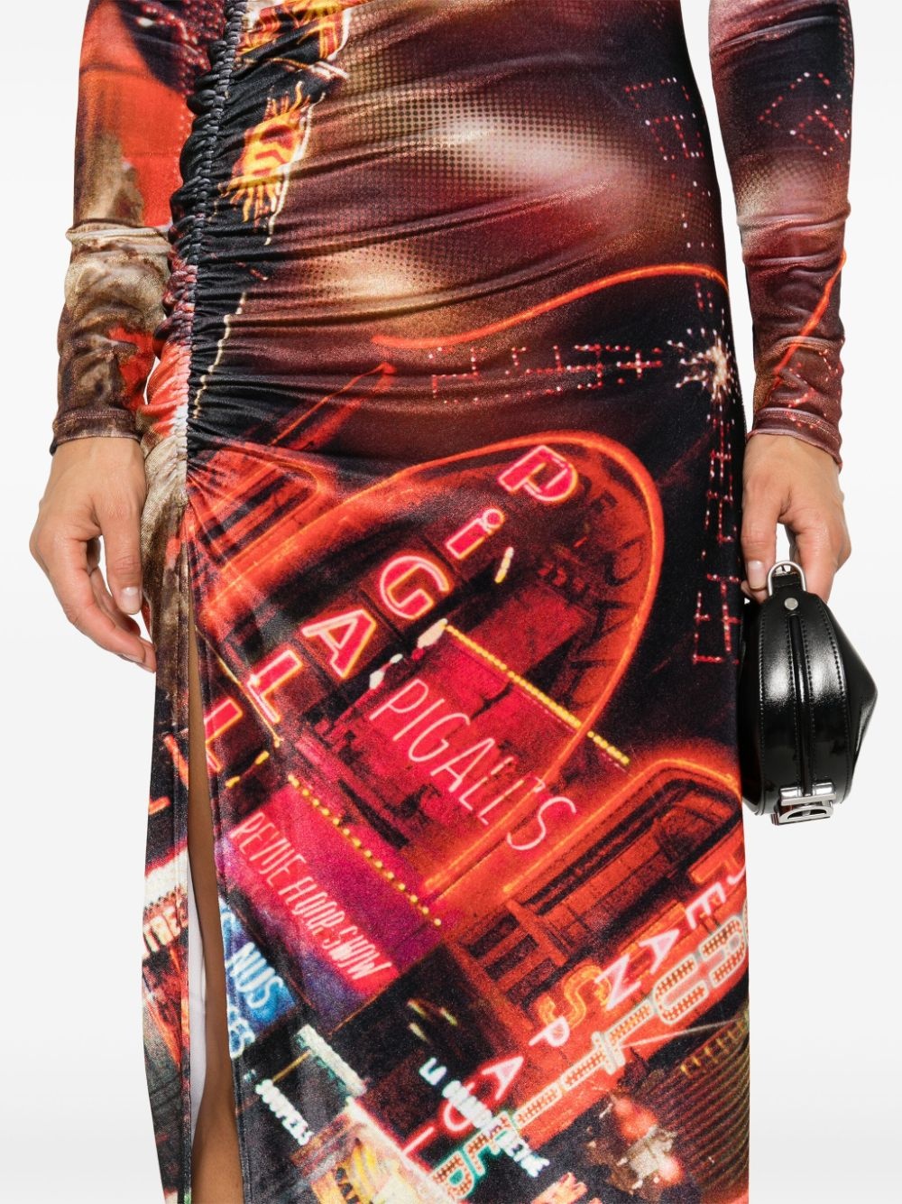 Pigalle velvet maxi dress - 5