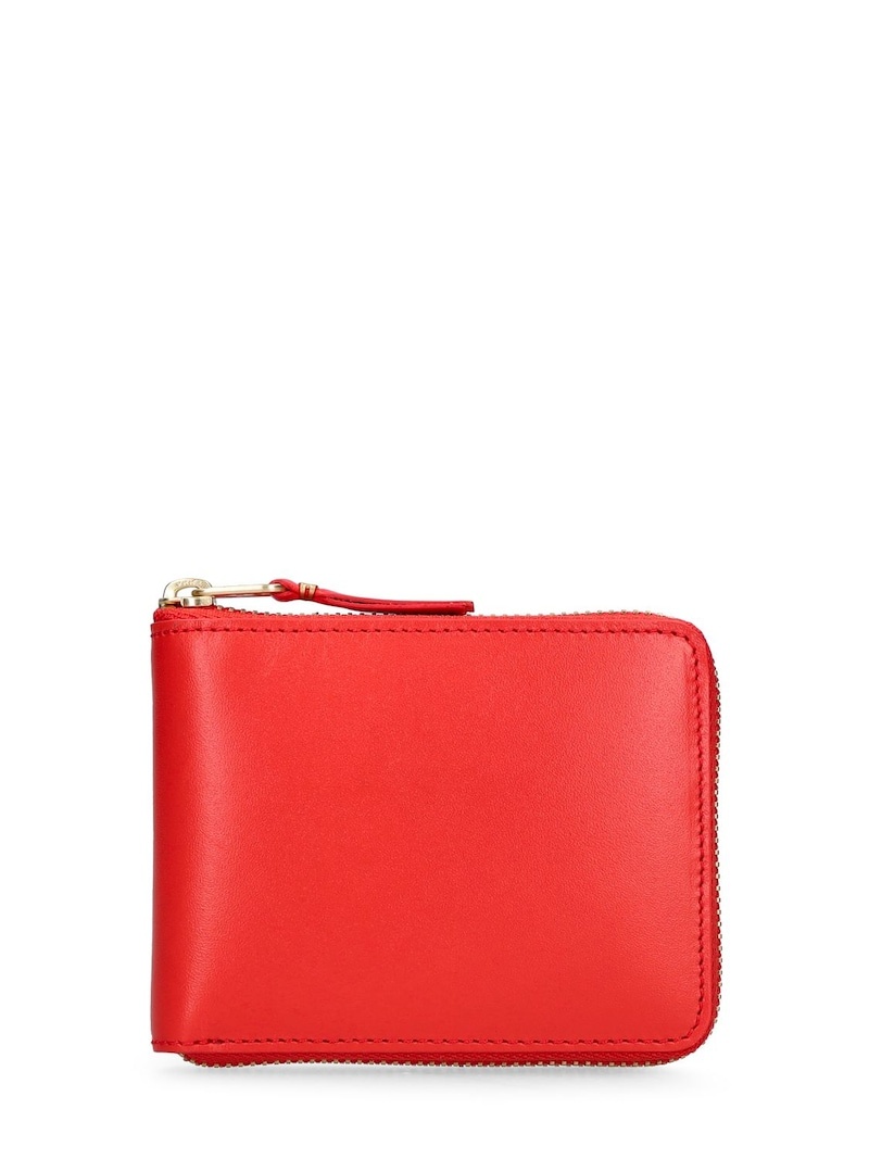 Leather zip wallet - 1