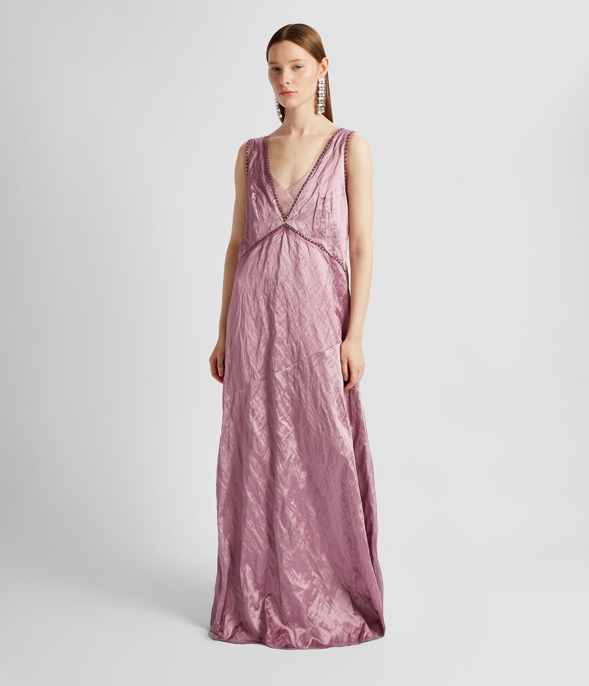 SLEEVELESS EVENING GOWN - 2