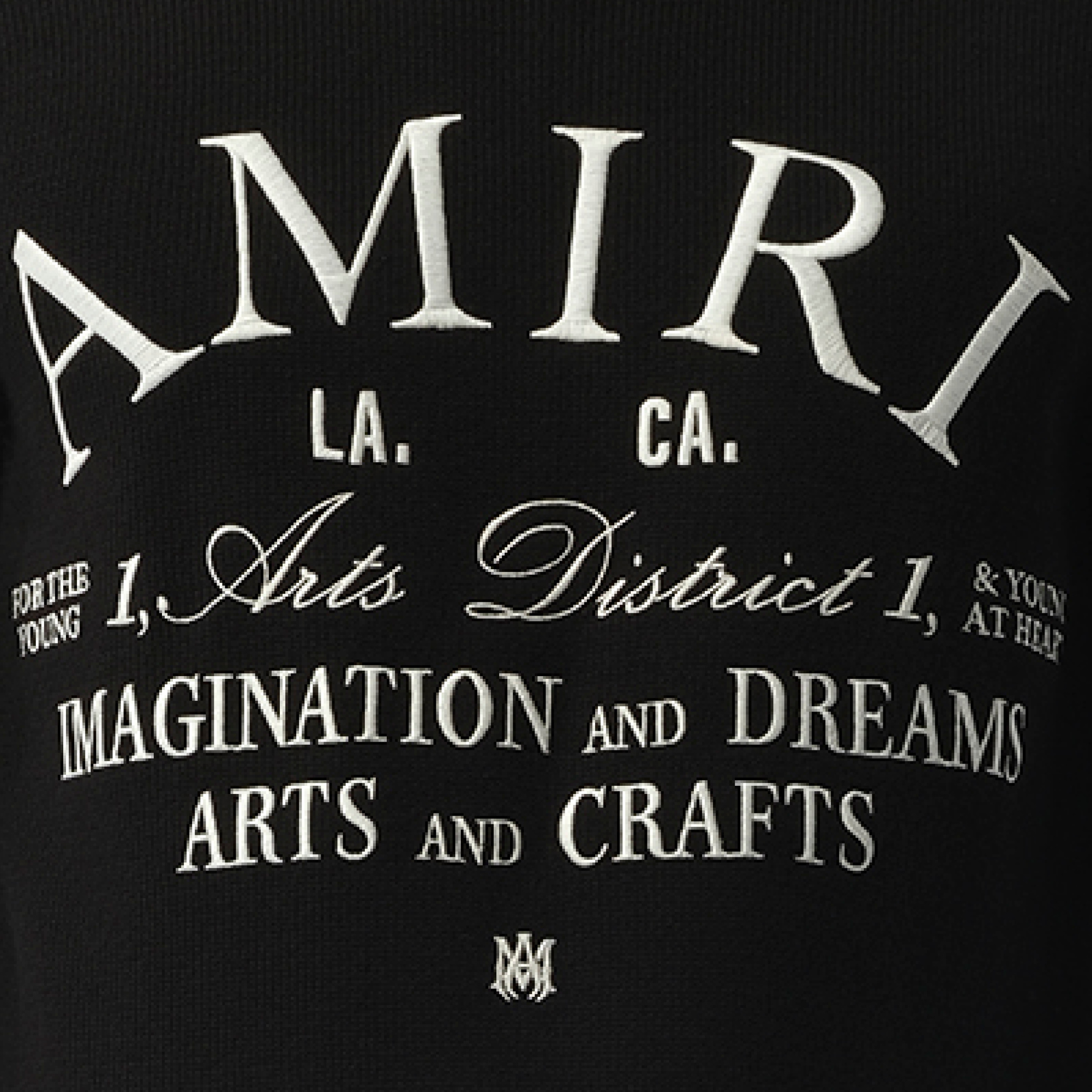 Amiri Arts District Sweater in Black - 3