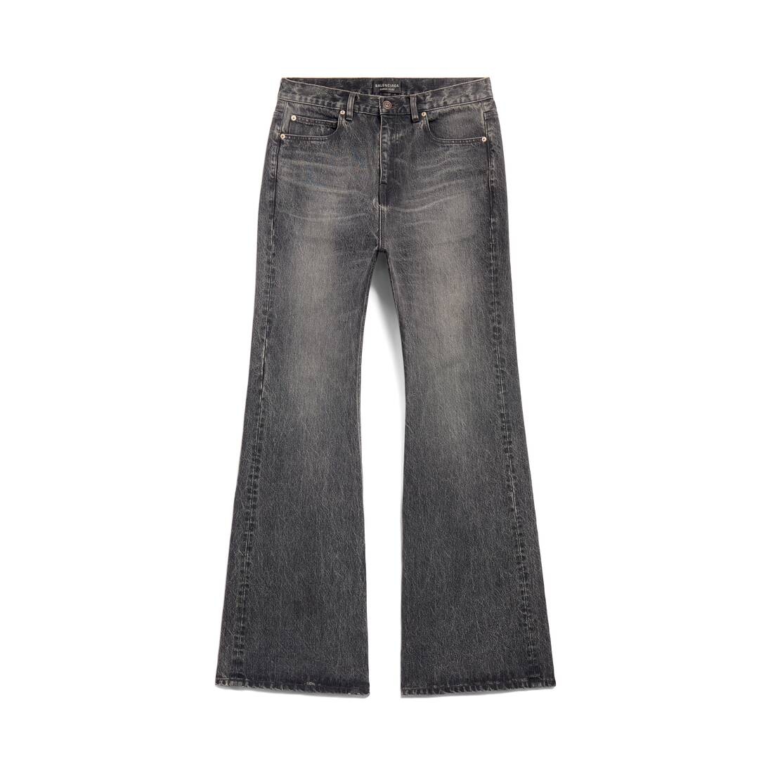 Men's Flared Pants in Black - 1