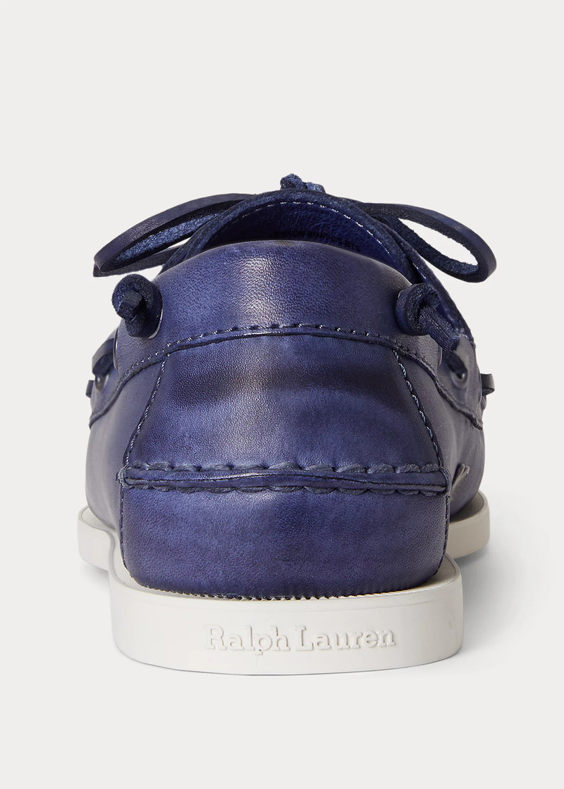 Merton Dip-Dyed Leather Boat Shoe 3