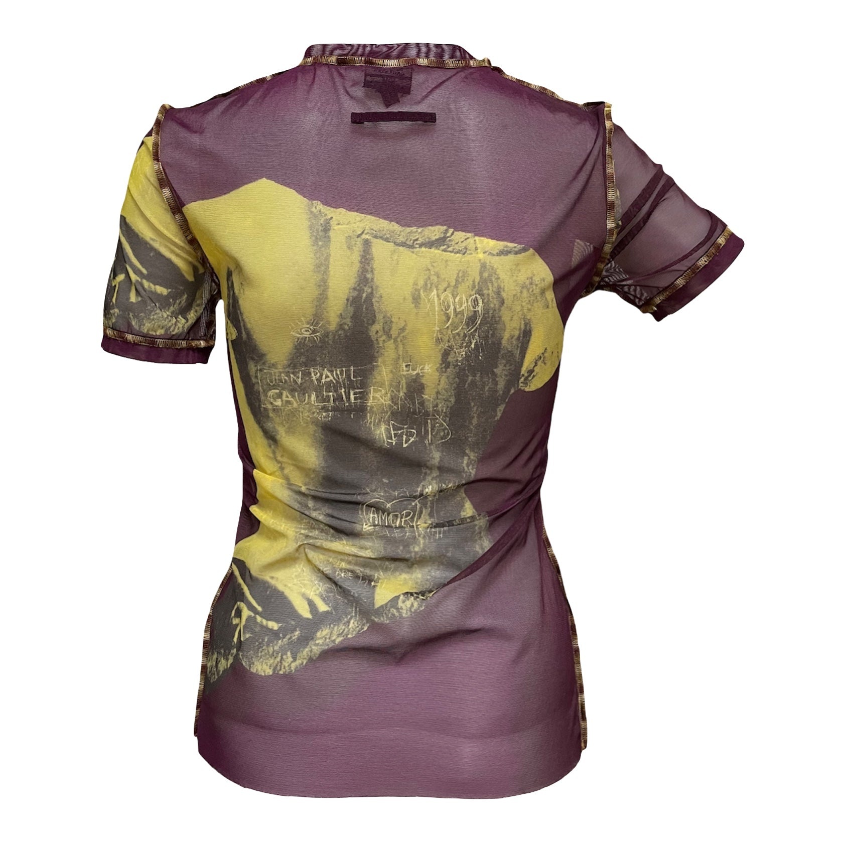 JEAN PAUL GAULTIER Spring Summer 1999 Venus De Milo Mesh T-Shirt - 2