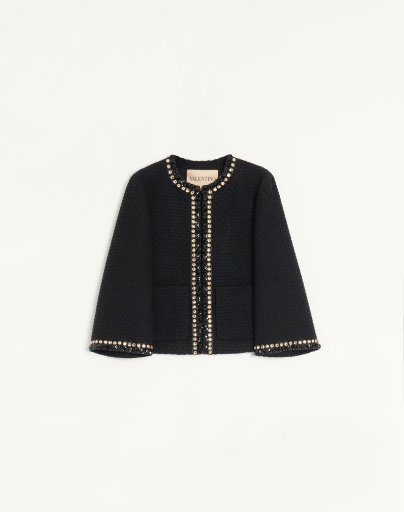 EMBROIDERED CANESTRELLO TWEED JACKET 1