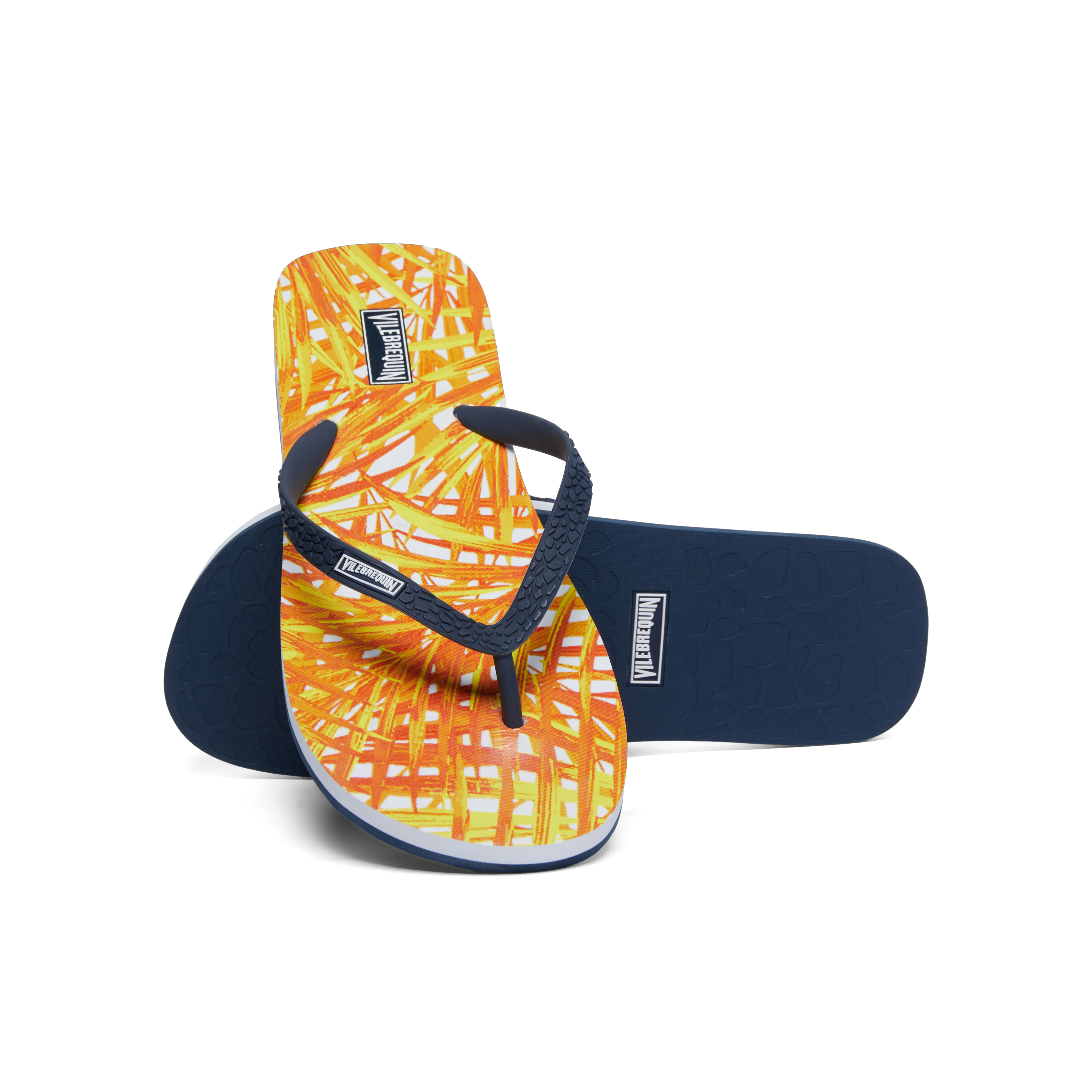 Women Beach Flip Flops Palm Leaves - 4