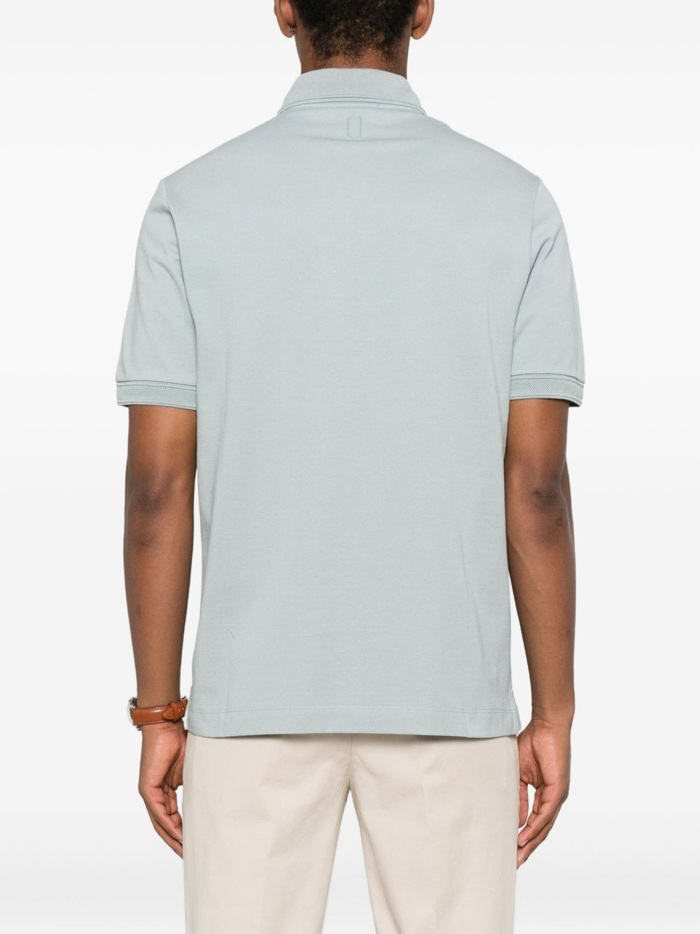 cotton polo shirt - 3