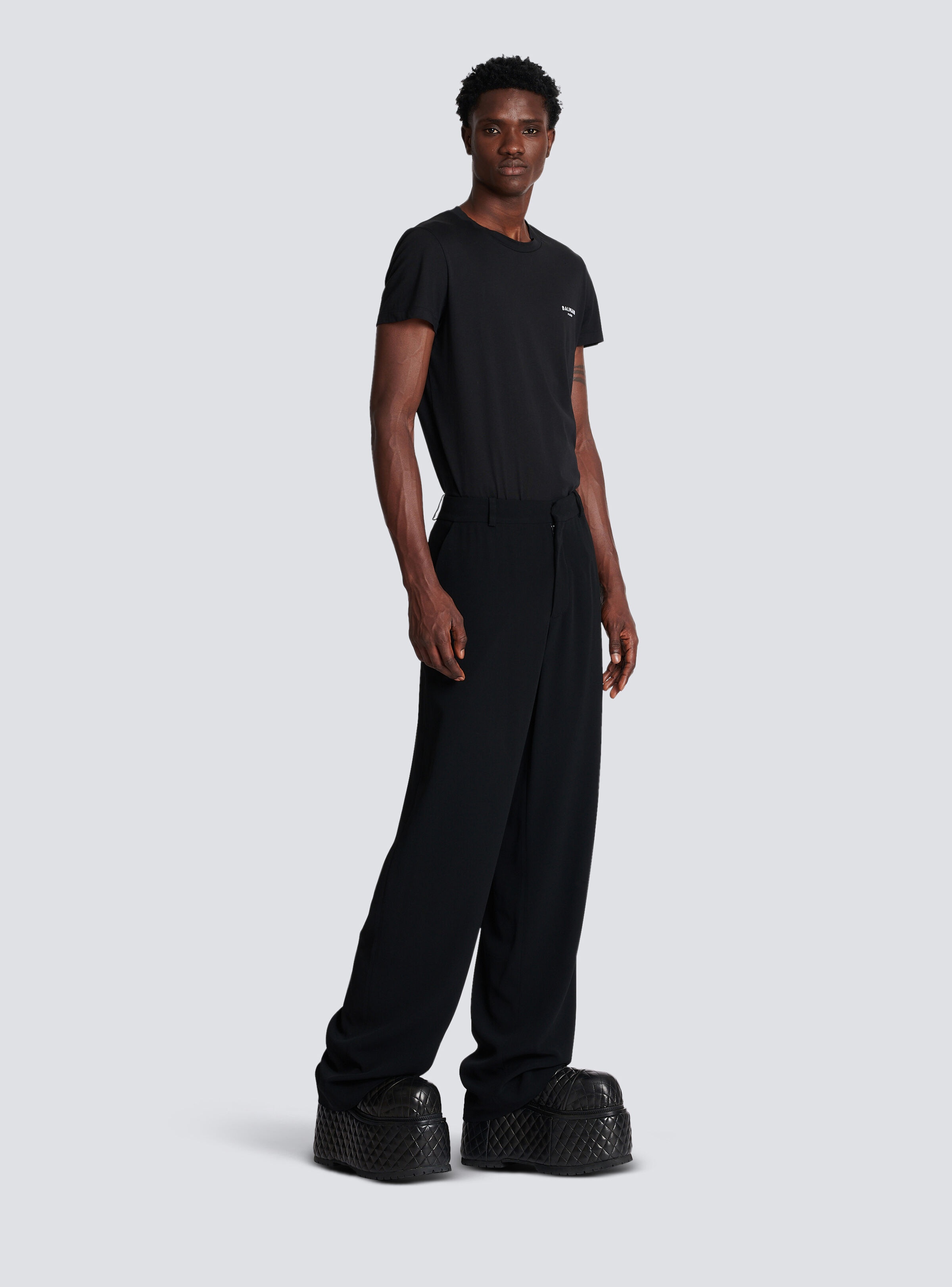 Casual crepe trousers - 3