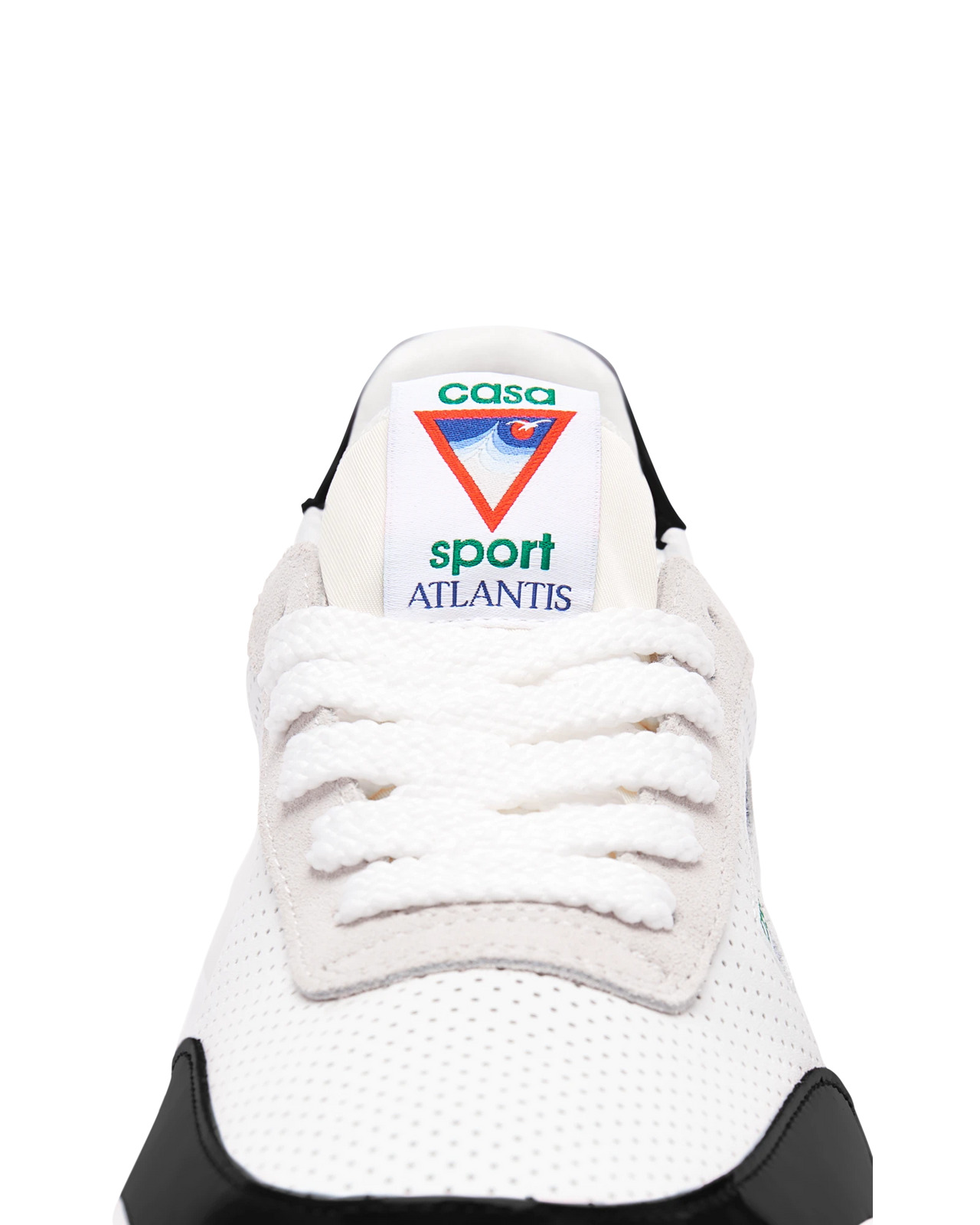 Womens Atlantis White & Black Sneaker - 12