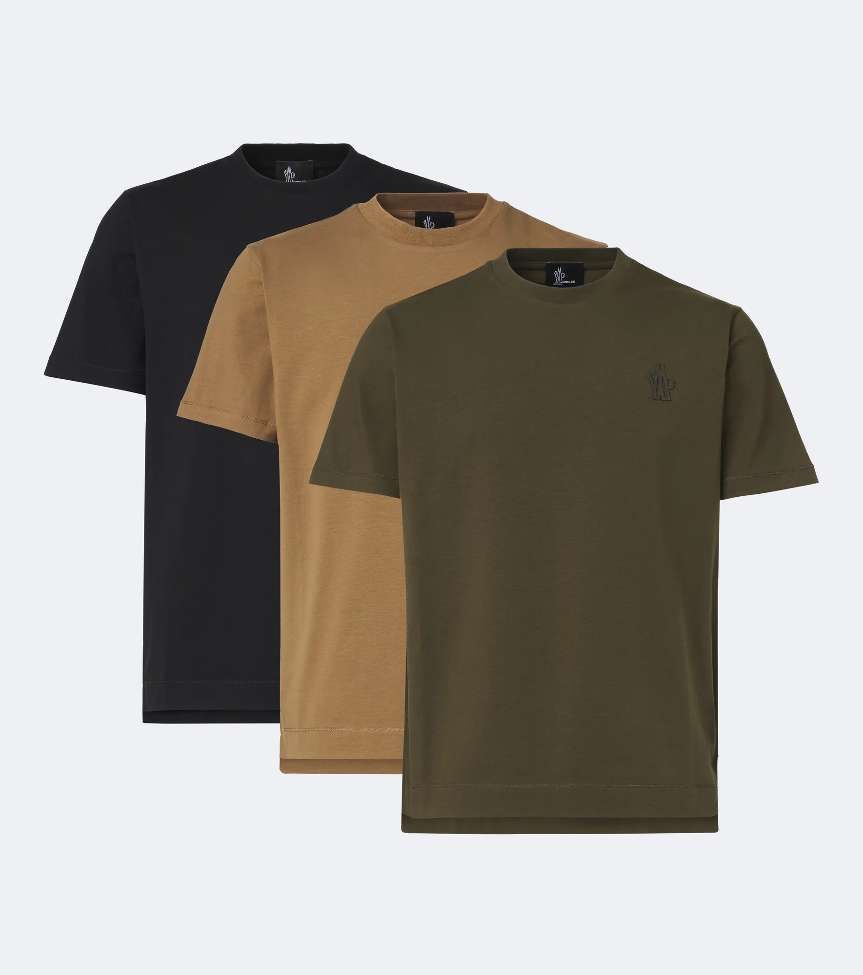 Set of 3 cotton-blend T-shirts - 1