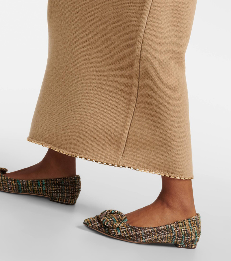 Venezia tweed ballet flats 7