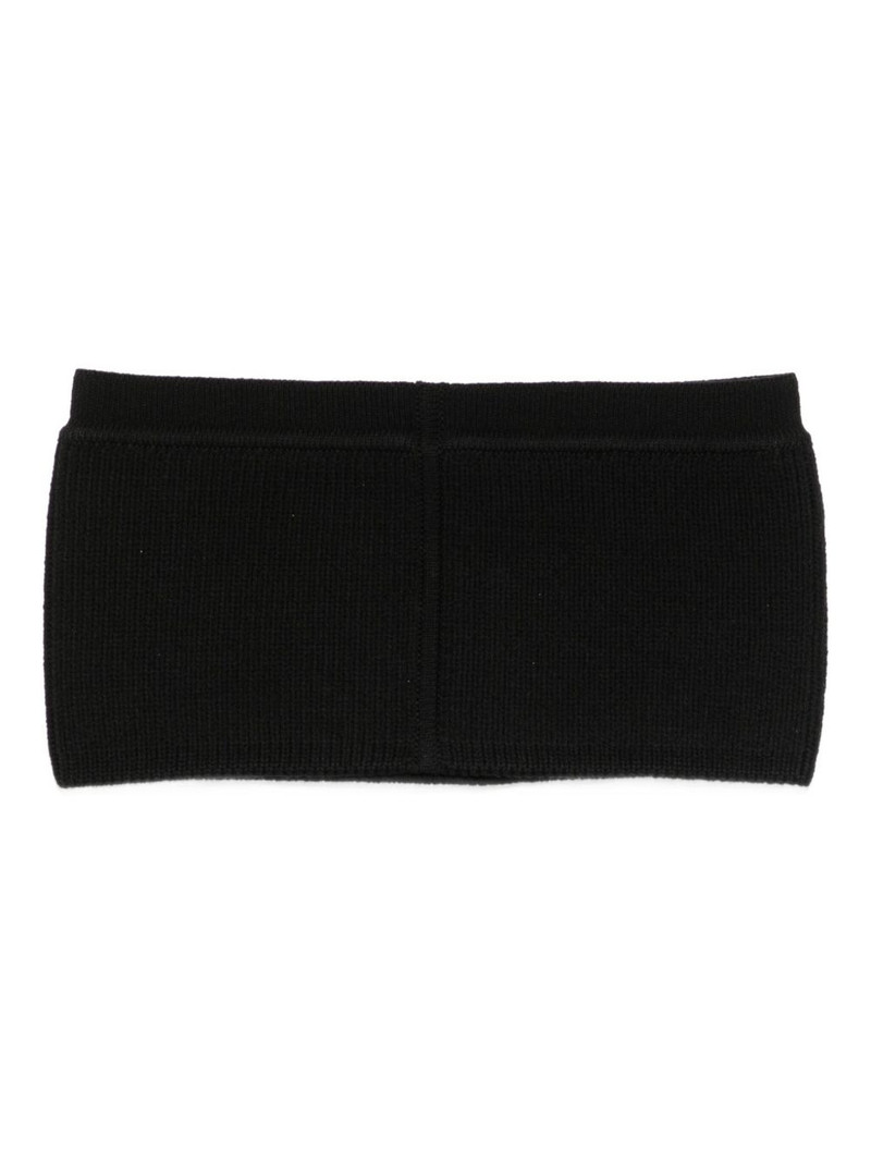 fine-ribbed bandeau top 1