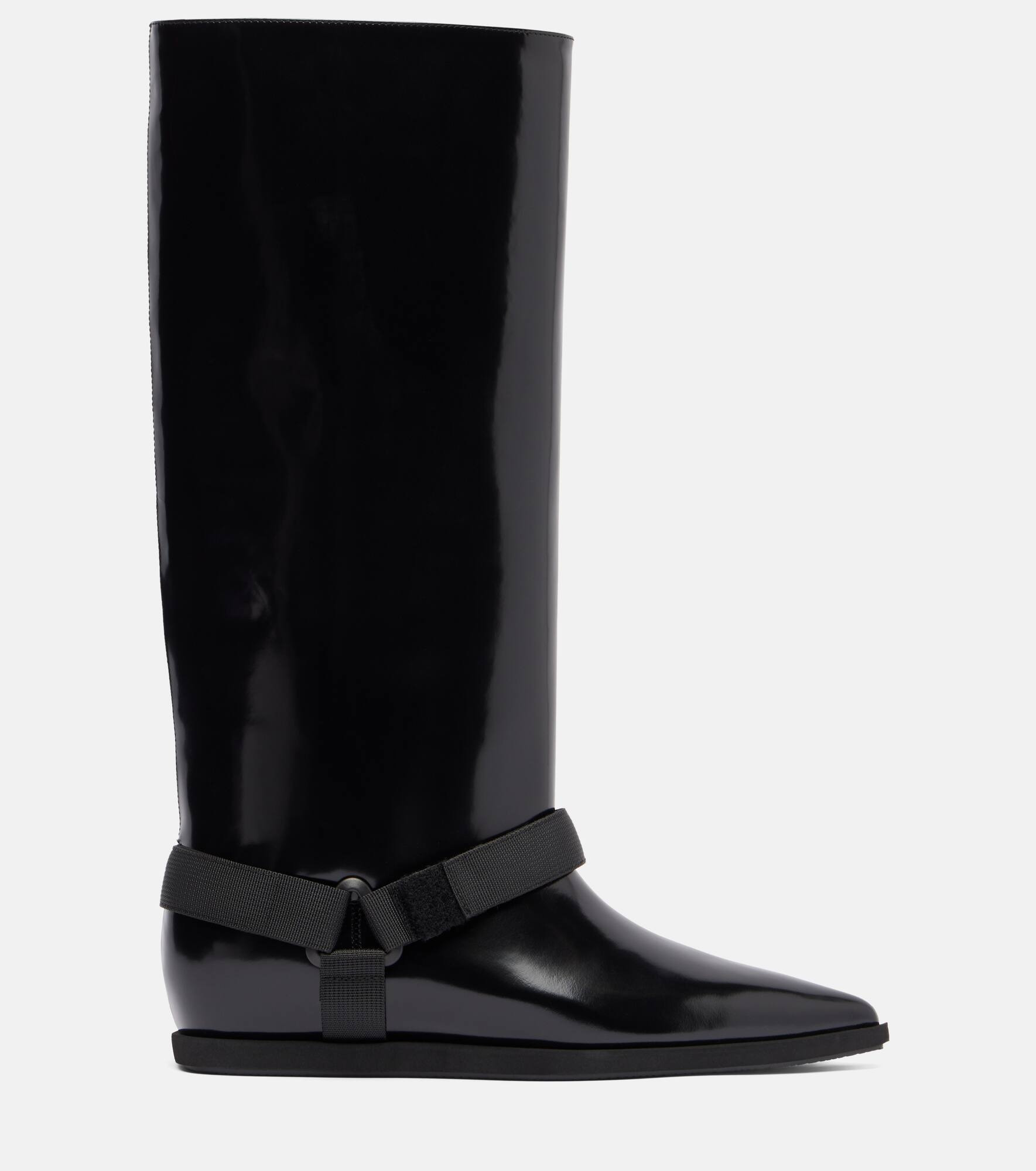 Leather knee-high boots - 4