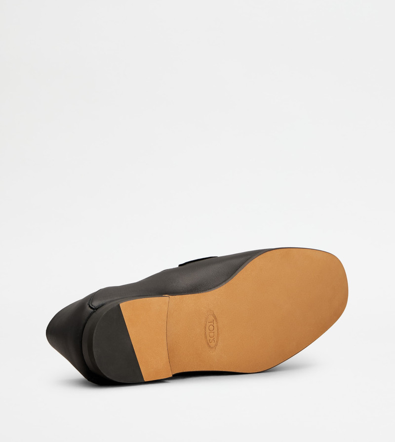 LOAFERS IN LEATHER - BLACK 4
