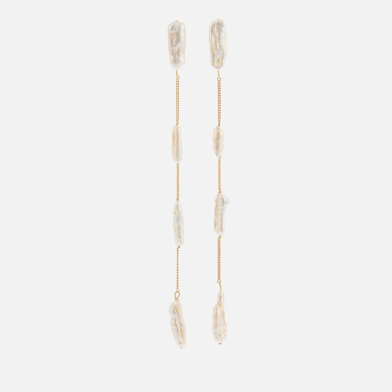 Cult Gaia Amun Gold-Tone Pearl Drop Earrings - 1