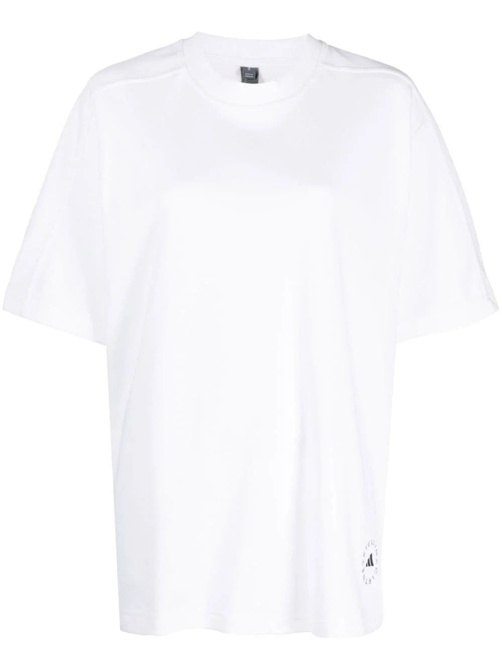 logo-print cotton-blend T-shirt - 1