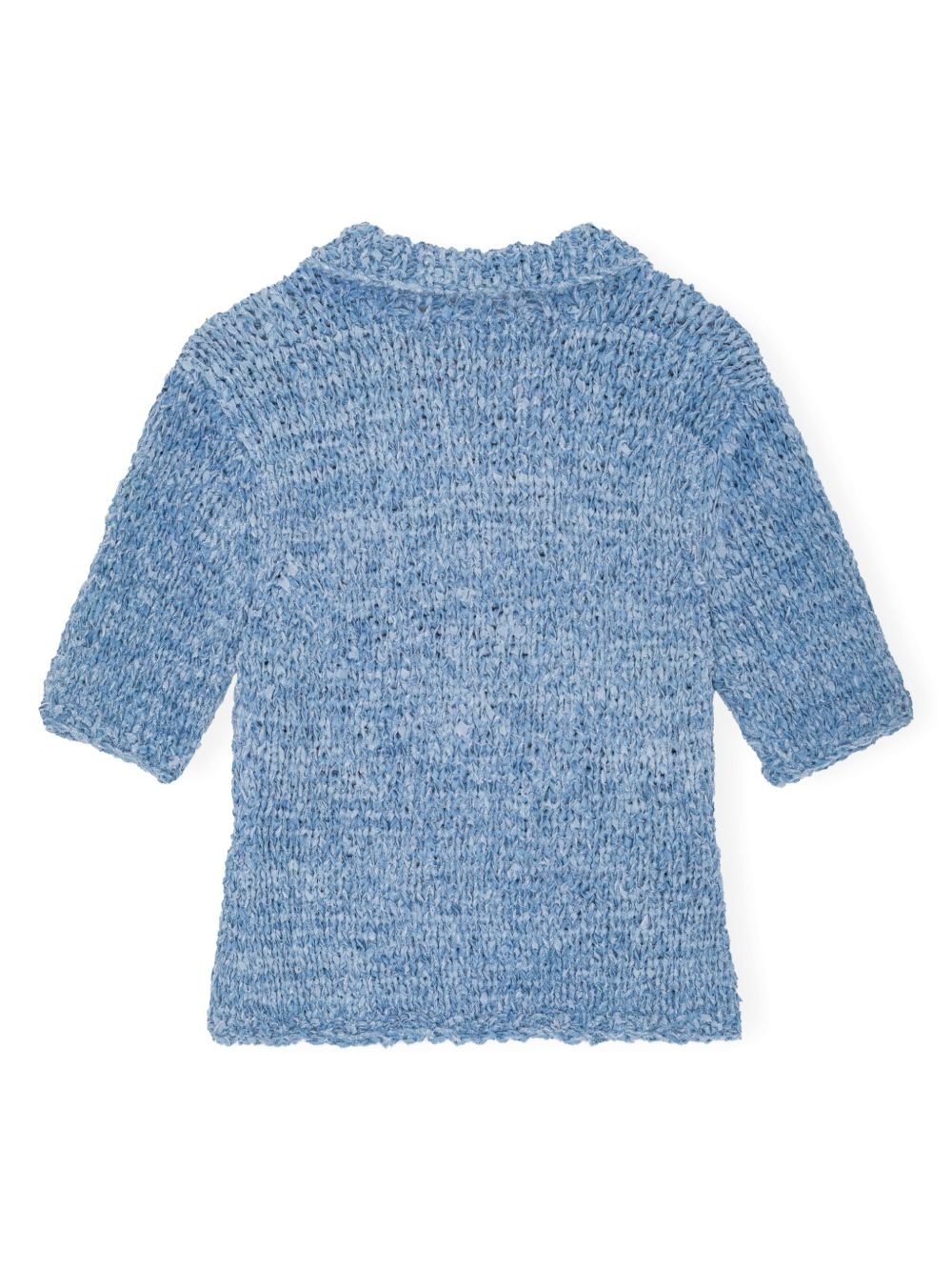 knitted polo shirt - 6