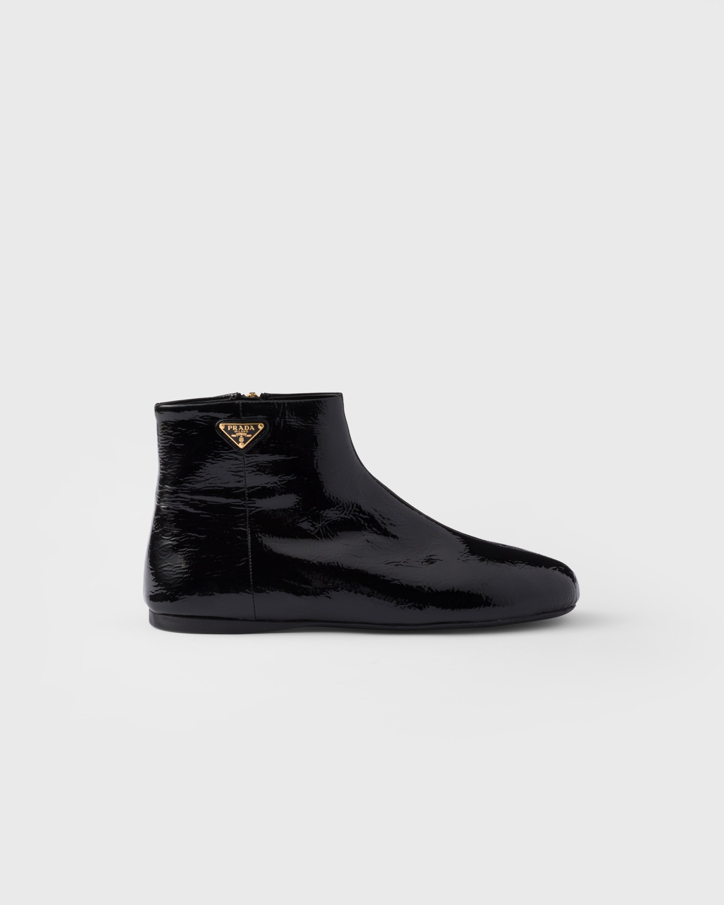 Patent leather booties - 2
