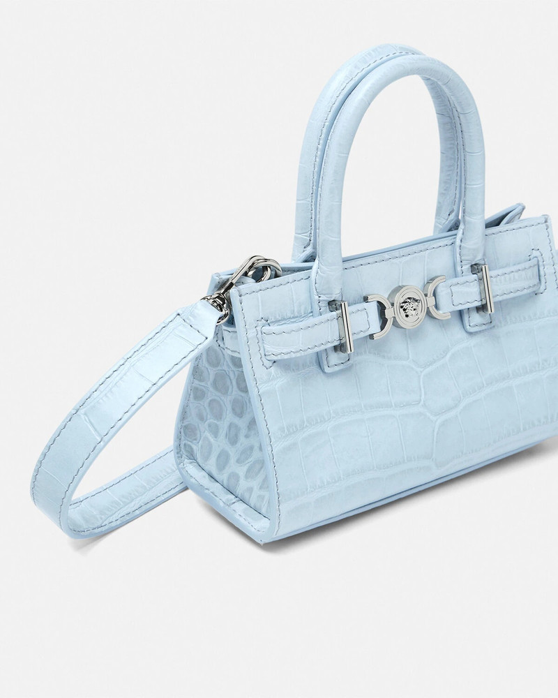 Croc-Effect Medusa '95 Mini Tote Bag 6