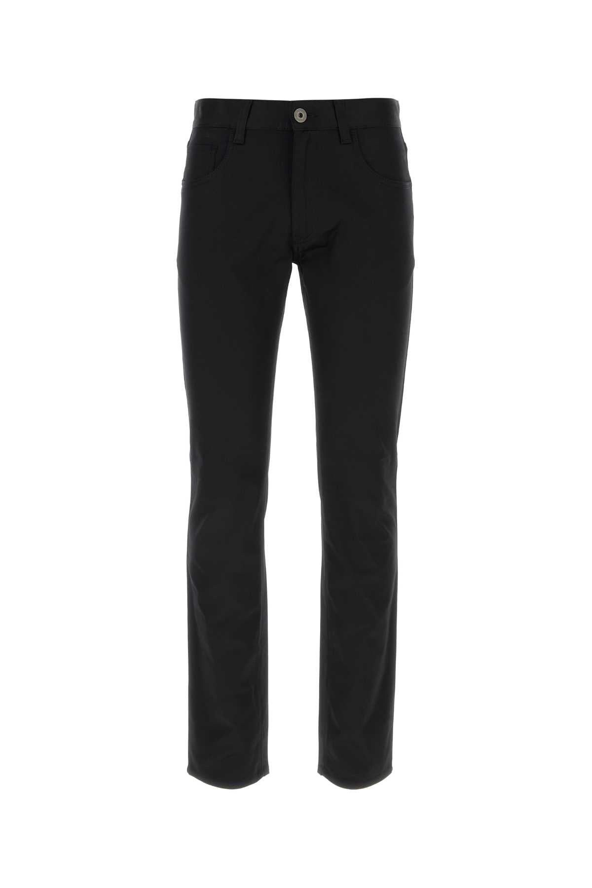 Prada Men Black Drill Chino Pant - 1