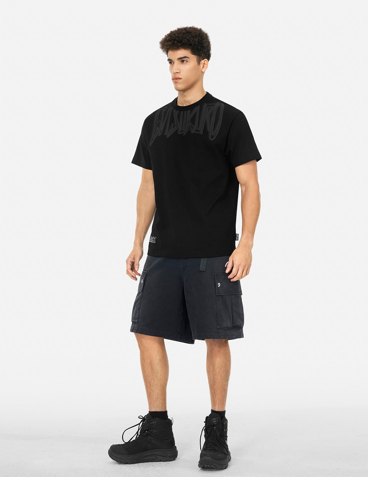 Gothic-inspired Logo Print Regular Fit T-Shirt - 3