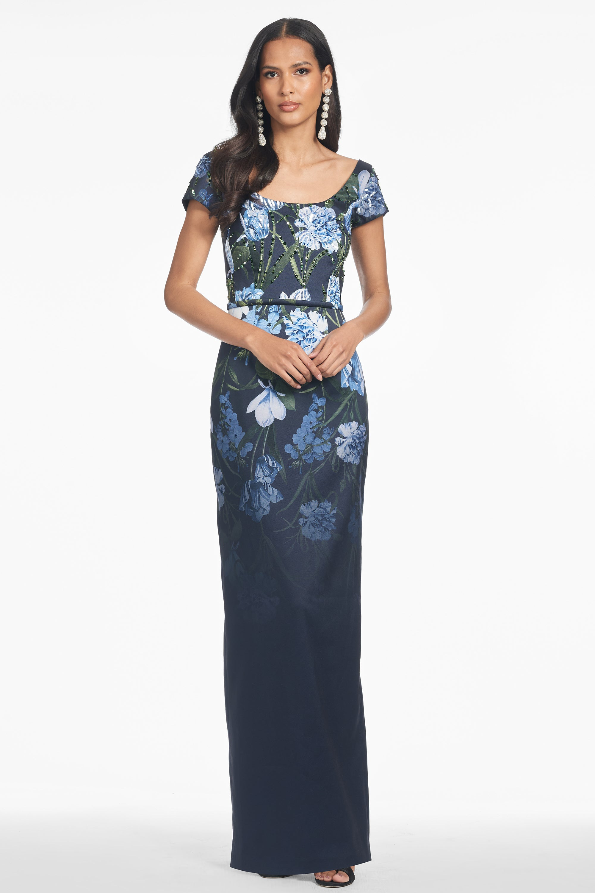 EMBELLISHED GRACE GOWN - NIGHT SKY PRIMA GARDEN - 4