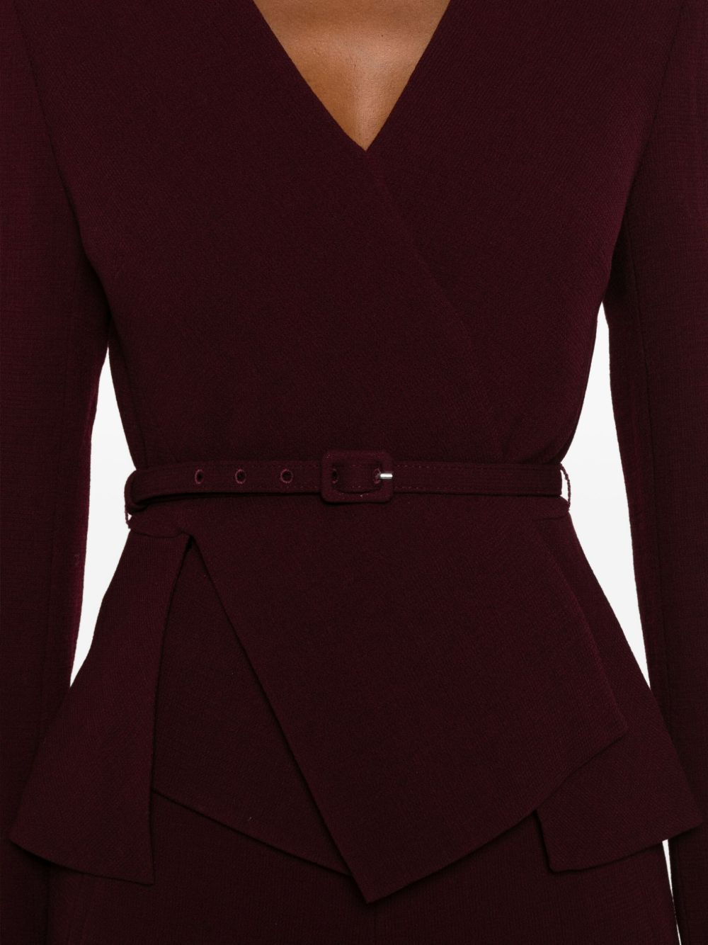belted wrap jacket - 5