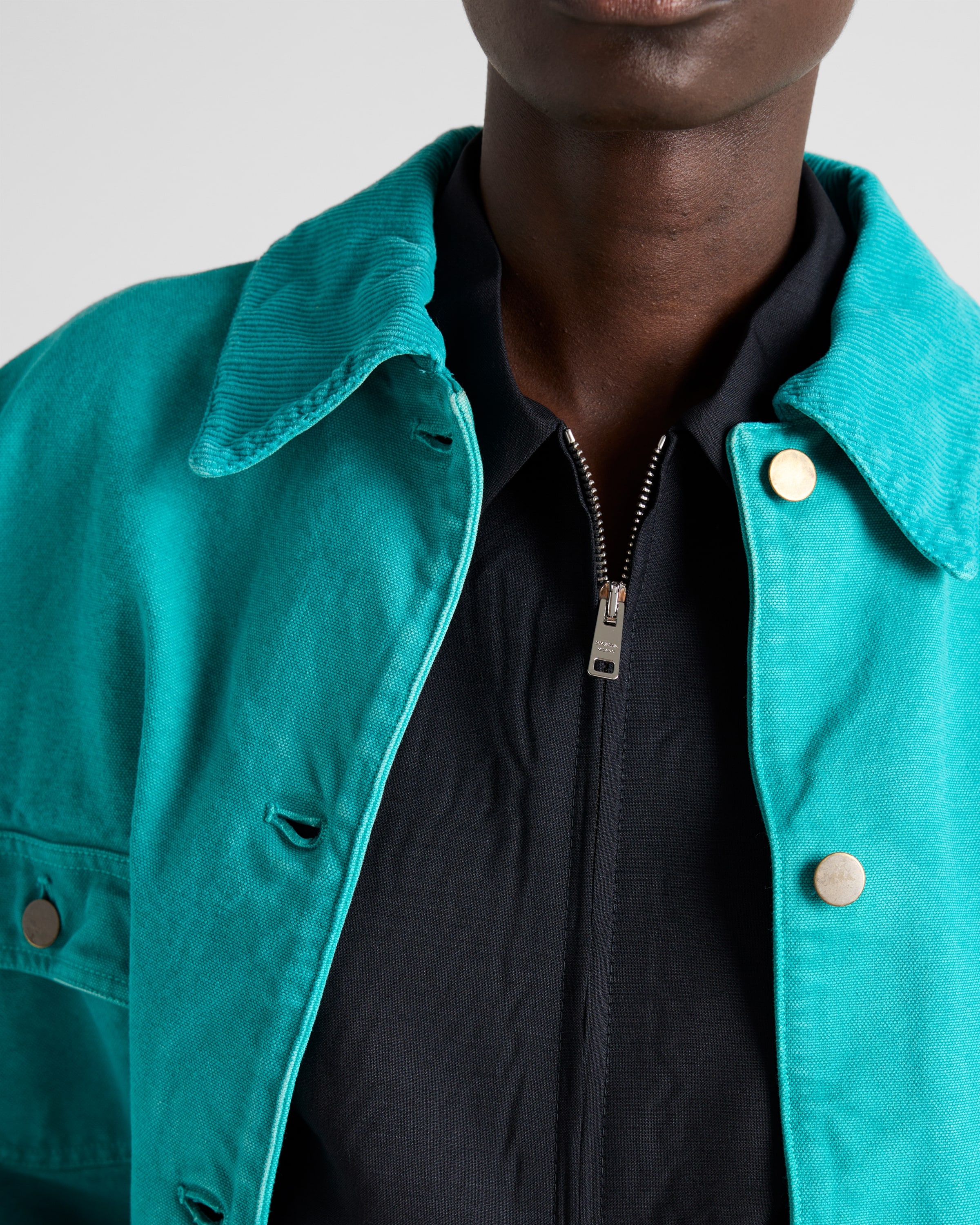 Canvas trucker jacket - 3