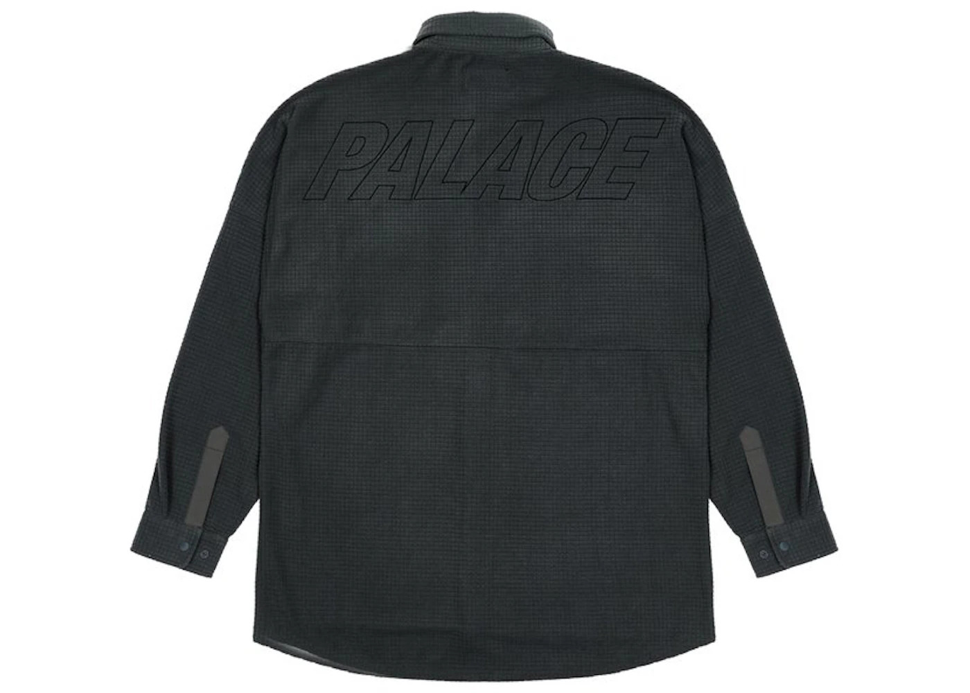 Palace Polar Grid Overshirt Black - 2