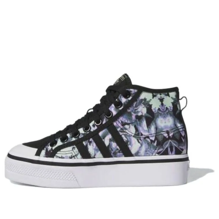 (WMNS) adidas Nizza Platform Mid 'Lilac Floral' ID7260 - 1