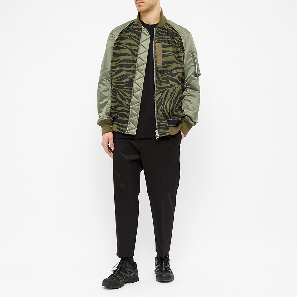 Sacai Zebra Print Bomber Jacket - 6