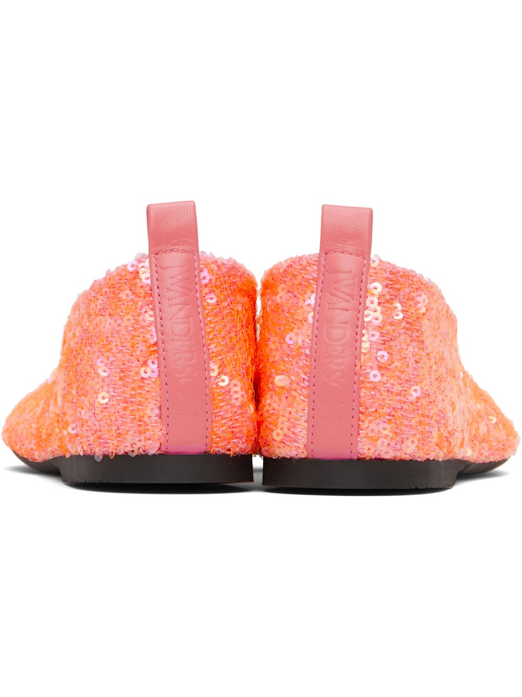 Pink All-Over Sequin Ballerina Flats - 2