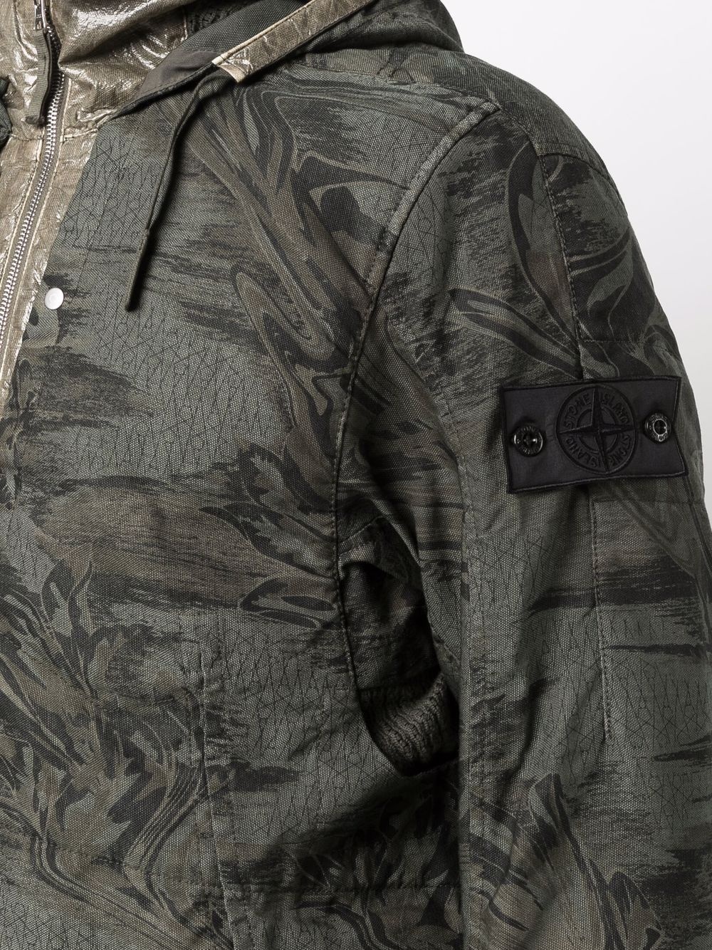 camouflage-print hooded jacket - 5