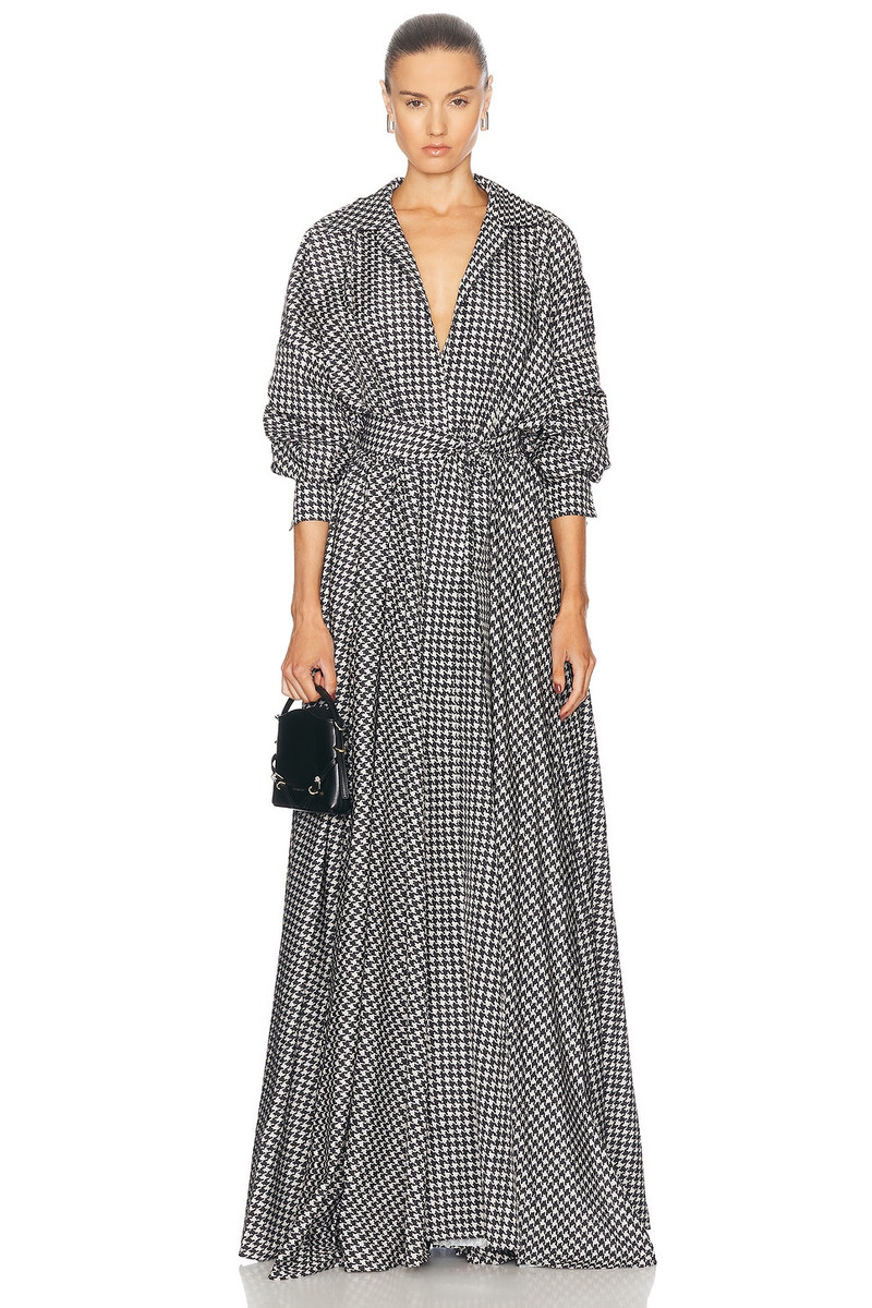 Super Oversized Boyfriend Shirt Flared Gown 1