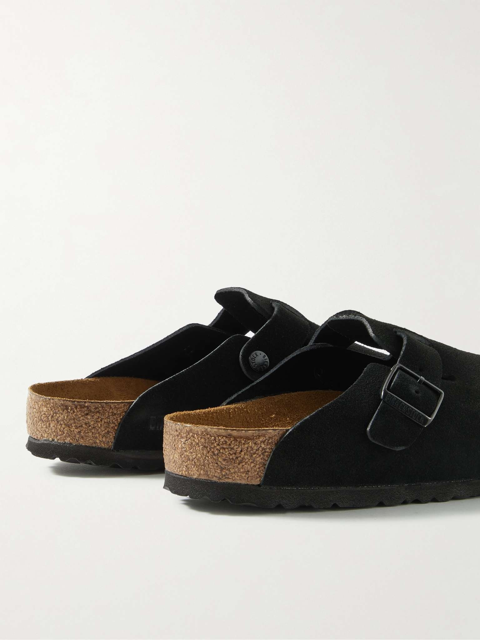 Boston Suede Clogs - 5