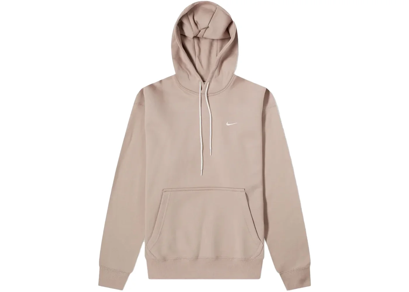 NikeLab Solo Swoosh Fleece Hoodie Malt - 1