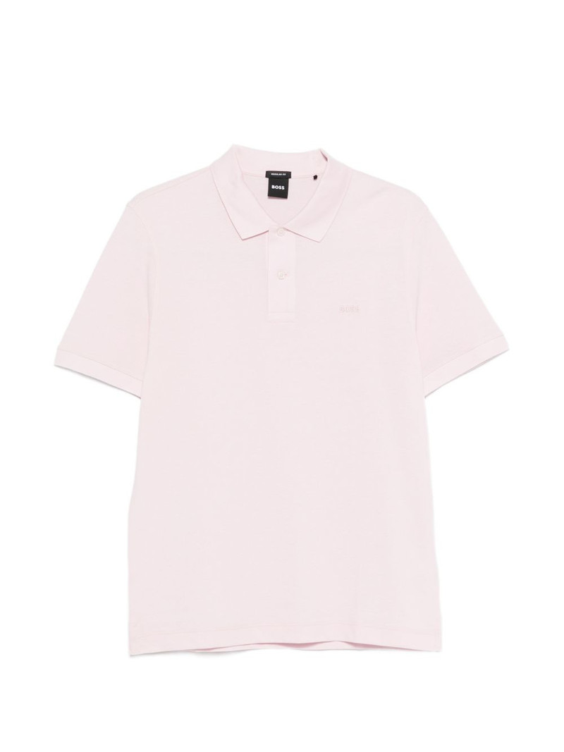 logo-embroidered polo shirt 1
