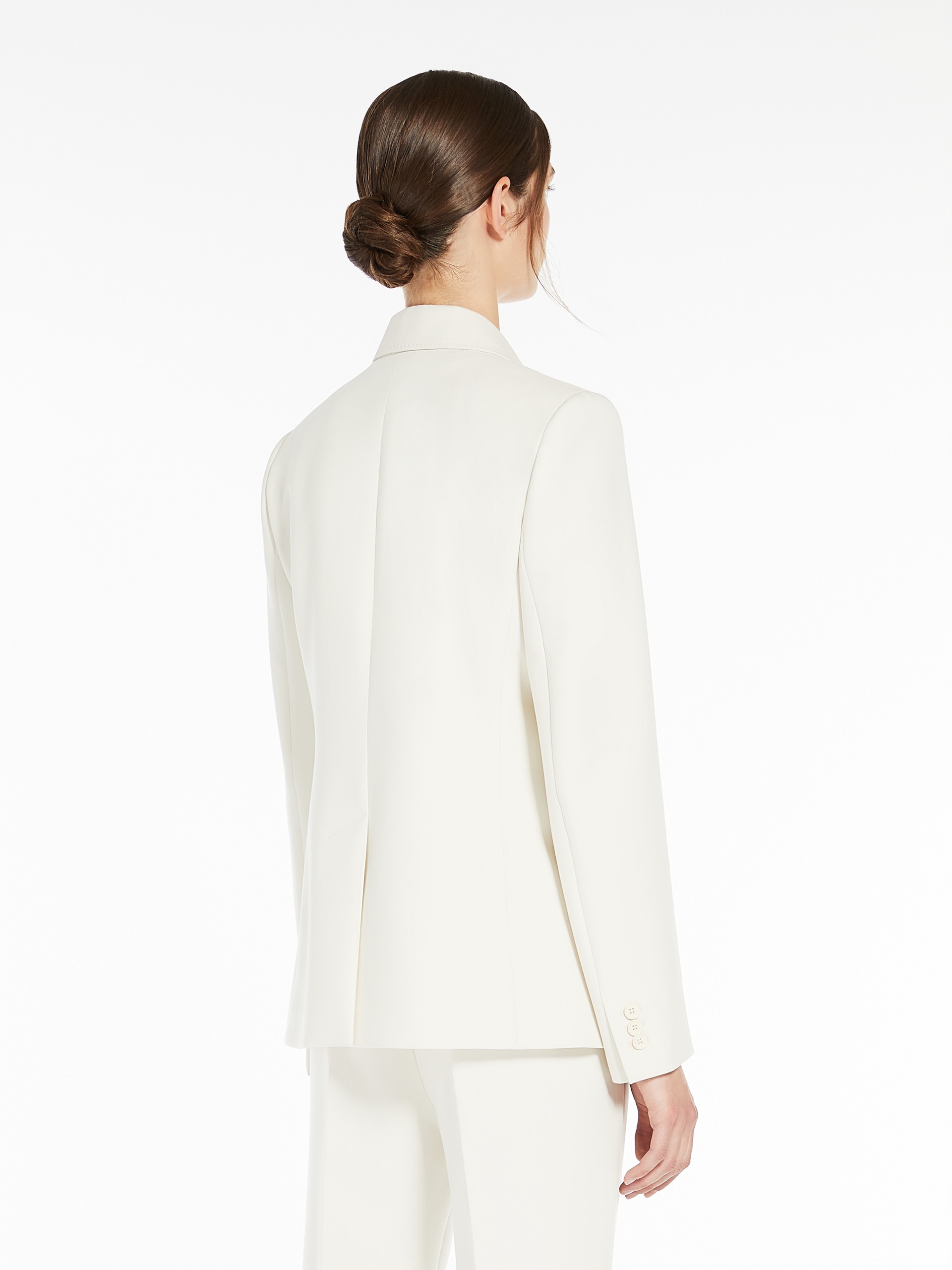 UVA Single-breasted blazer in stretch wool-blend canvas - 4
