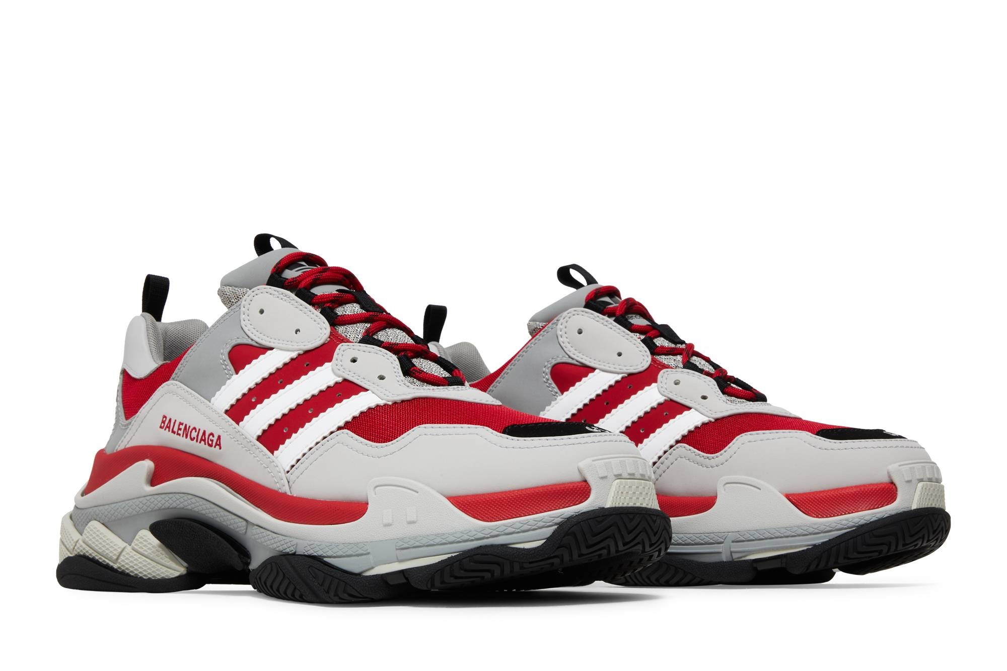 Adidas x Balenciaga Triple S Sneaker 'Red Grey' - 8