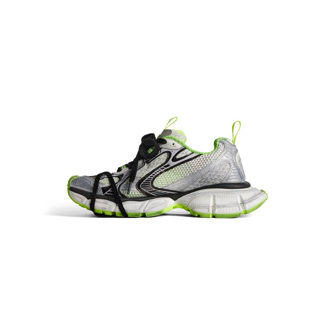 Men's 3xl Sneaker in White/black - 4