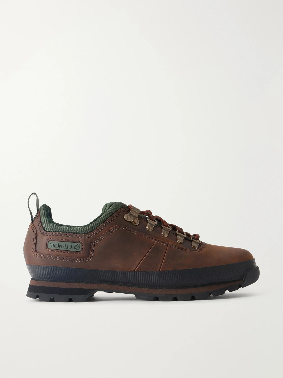 Euro Hiker Canvas-Trimmed Leather Hiking Boots - 1