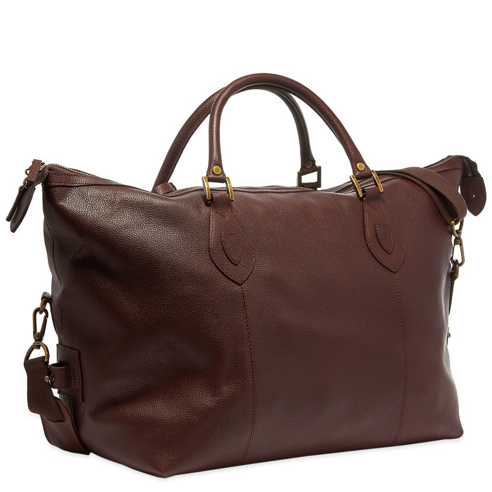 Barbour Leather Medium Travel Explorer - 2