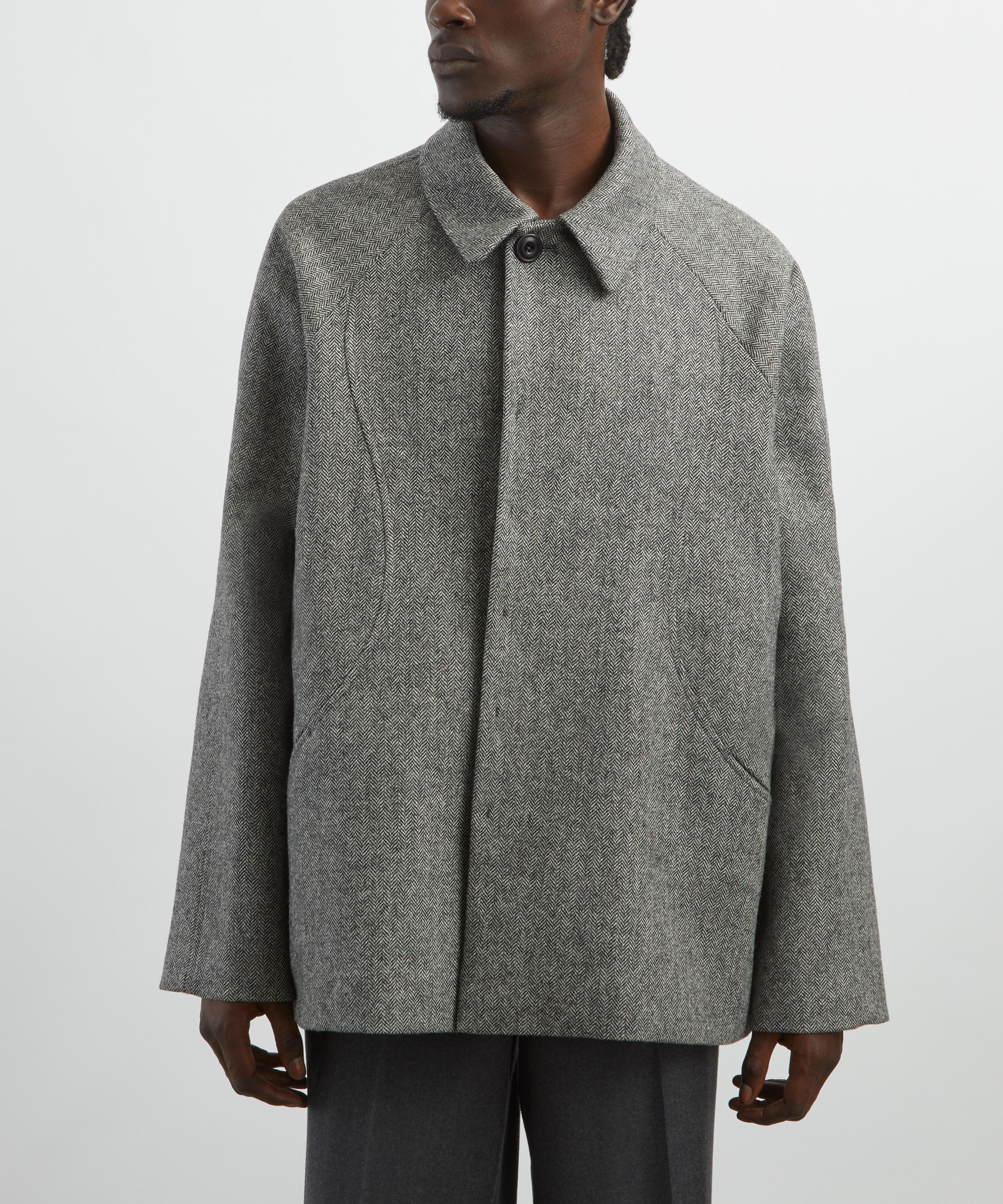Takeshi Charcoal Wool Jacket - 3