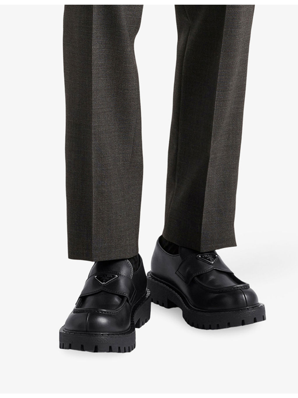 Logo-Embellished Leather Loafers - 2