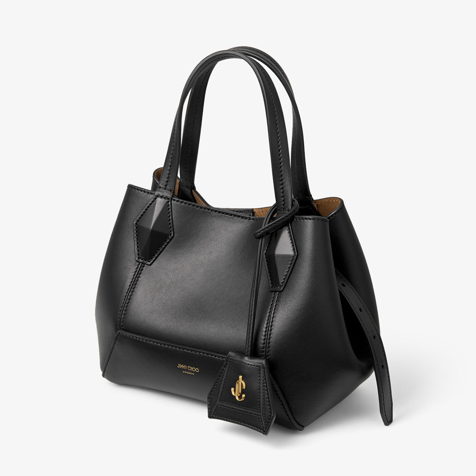 Soft Grainy Calf ☆JIMMY CHOO☆ PEGASI/S 2wayバッグ BLACK♪ Soft Grainy Calf ☆JIMMY CHOO☆ PEGASI/S 2wayバッグ BLACK